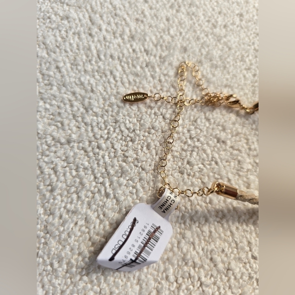 NWT! Free People × Serafina, Sara Choker, Light Neutral, $38 - Picture 7 of 7